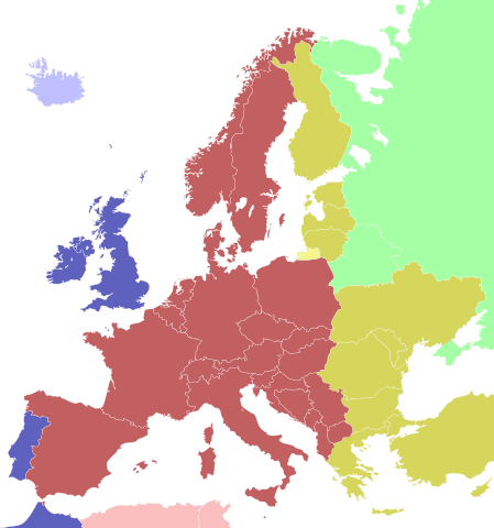 ヨーロッパの時差